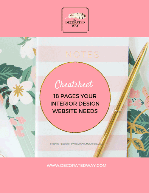 Interior Design Websites: 18 Pages Yours Needs Now cover